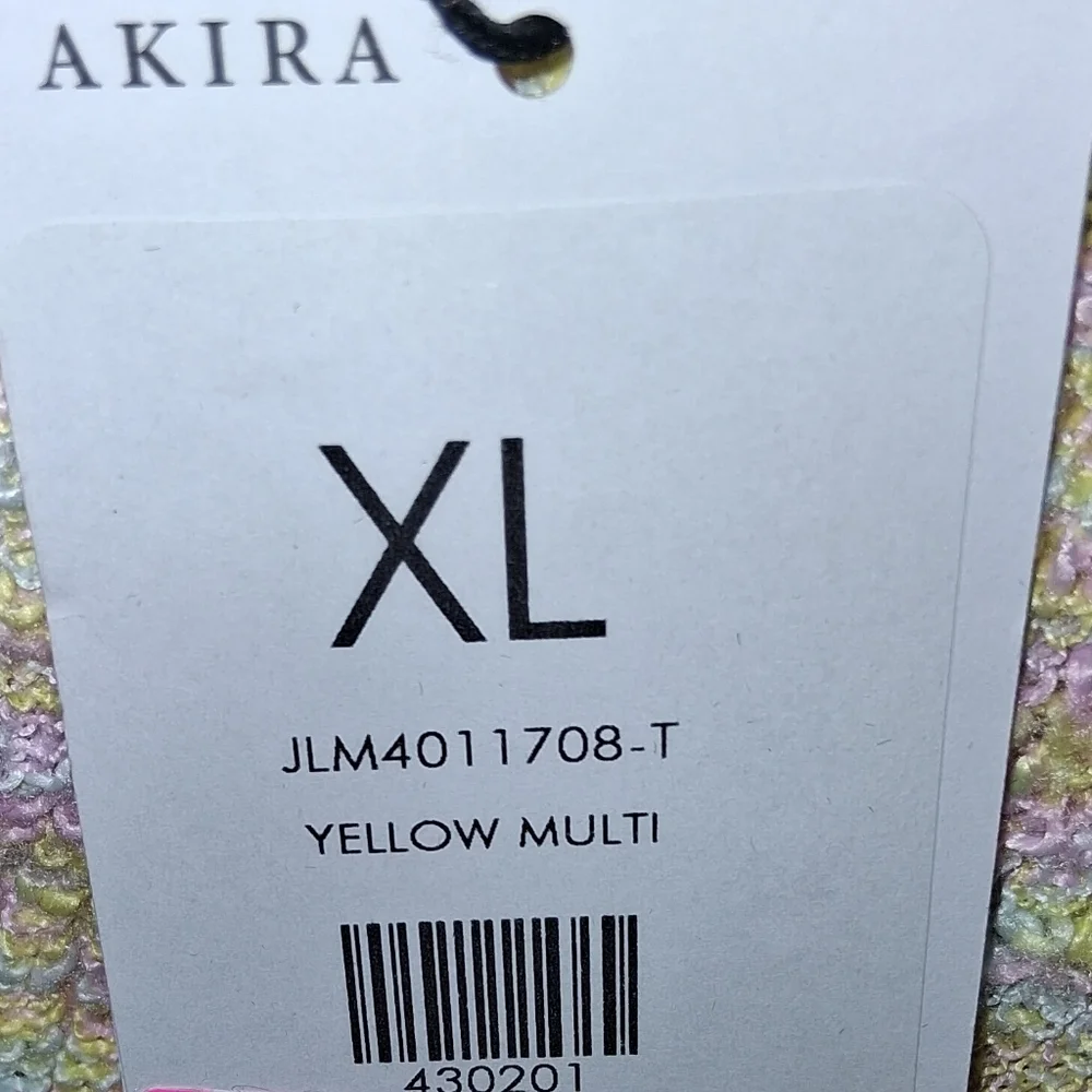 Akira Yellow Cropped Cardigan Sweater - Picture 9 of 9